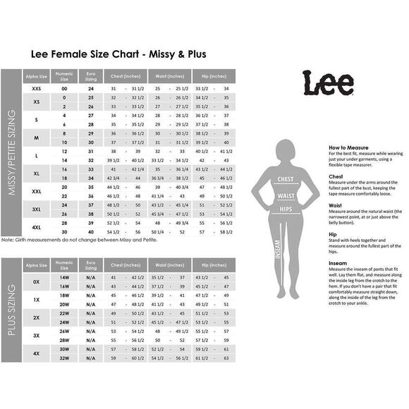 Riders by Lee Indigo Women's Plus Size Midrise Straight Leg Jean 20 Plus Iron B - Picture 7 of 7